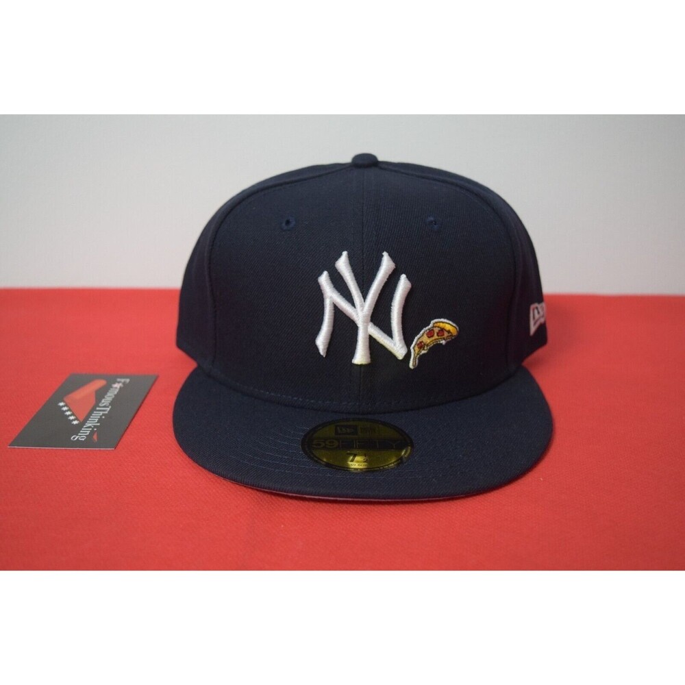 MLB New Era New York Yankees NY Pizza Slice Fitted Baseball Hat 59Fifty RARE